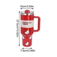 thumbnail image 3 of Hello Stanley Kitty ,40OZ Vaso Térmico de Acero Inoxidable, Taza Termica Frio y Caliente para Cafe con Tapa y Popote, Termo Infusor de Vacío Doble para Hombre, Mujer, Regalo, 3 of 7