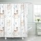 thumbnail image 1 of ABPHQTO Navidad Bebé Ciervo Invierno Backgraund Copos de nieve Guardería Animal Año Cortinas de ducha de baño impermeables Set 165x180 cm ABPHQTO PKNMT66x72Shower-9368, 1 of 2