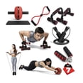 thumbnail image 1 of Kit De Ejercicio Rueda Para Abdomen Gimnasio Push Up Fitness Modelo Negro/Rojo, 1 of 4