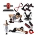 thumbnail image 1 of Kit De Ejercicio Rueda Para Abdomen Gimnasio Push Up Fitness Modelo Negro/Rojo, 1 of 4