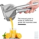 thumbnail image 4 of Injueey Exprimidor de frutas Manual portátil, exprimidor de mano, Extractor de jugo de limón, dispositivo de extracción instantánea, Cocina y Comedor, 4 of 6