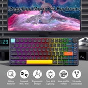 MageGee Light84 82 Percent Compact Wireless Mechanical Gaming Keyboard, Red Switch, RGB Backlit