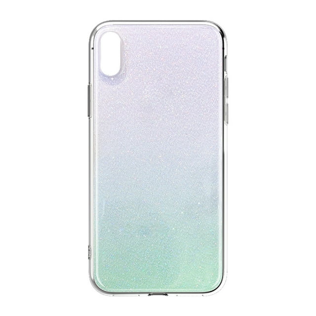 Carcasa para XR, Funda de Teléfono TPU, Degradado para Disminuyen Daño Causado por Caídas y Golpes - para iPhoneXSMAX Green CUTICAT Cubierta del teléfono degradado