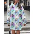 thumbnail image 5 of 2024 Nuevo vestido con capucha para mujer, vestido informal de calle de estilo minimalista, vestido de cumpleaños a la moda, top, sudaderas con capucha de anime 3d, 5 of 5