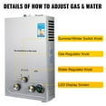 thumbnail image 5 of SIHAO 6L Tankless Water Heater for Home RV Camping Use - 1.6 GPM LPG Propane Gas Instant Hot Water Heater, 5 of 12