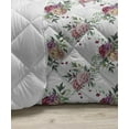 thumbnail image 3 of Vintage Down Alternative Comforter, Birds is Sitting on a Branch Flowers Smoothly Pattern of Illustration, Microfiber Quilt for All Season, 5 Sizes, Multicolor, by Ambesonne, 3 of 3