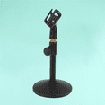 thumbnail image 3 of Bamboohart Support de Microphone de Bureau pour Microphone Base en Métal Support de Bureau pour Diffusion en Direct Conférence en Ligne, 3 of 7