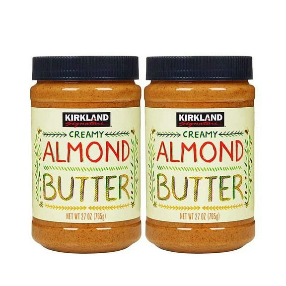 2 Pack | Kirkland Signature Creamy Almond Butter, 27 Ounce