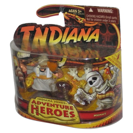 Indiana Jones Adventure Heroes Wave 1 Sallah & Mummy Mini Figure 2-Pack