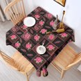 thumbnail image 2 of Pioneer Flower Floral Print Pattern Square Tablecloth, Waterproof Wipeable Spillproof Washable Table Cover for Home Kitchen Party and Daily Decor 60"x60", 2 of 6