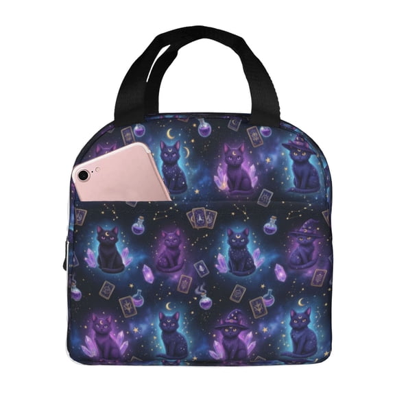 Cat Lunch Bag Lunch Box for Women,Leakproof Lunch Tote Large Capacity,Reusable Insulated Lunch Tote Bag,Keep Warm and Fresh,Cooler bag Lunch Container for Work Office Picnic Travel