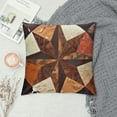 thumbnail image 2 of BCIIG  Western Cowhide Throw Pillow Cover 18x18 Inch,Rustic Texas Star Pillow Cover for Couch,Country Farmhouse Cow Decorative Pillow Cover,Retro Southwestern Cushion Case,Brown, 2 of 5