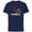 Navy, variant on Star Wars The Phantom Menace 25th Anniversary Darth Maul- Short Sleeve Cotton T-Shirt for Adults - Customized-Red