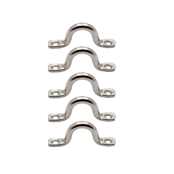 Mobutofu 15-Piece Stainless Steel Marine Boat Eyelets for Kayaks, Outdoor Water Sports, Fishing, and Boating Enthusiasts