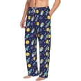thumbnail image 2 of Daiia Astronaut Corgi Men's Sleep Pant with Pockets and Drawstring,Pajama Pants-Medium, 2 of 9