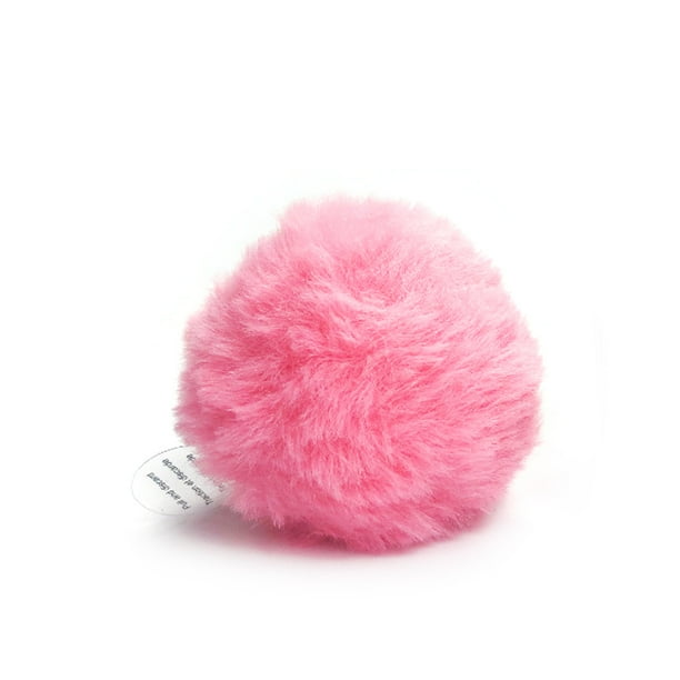Pelota de peluche esponjosa para mascotas, juguetes interactivos para chirriar, pateador para mascotas
