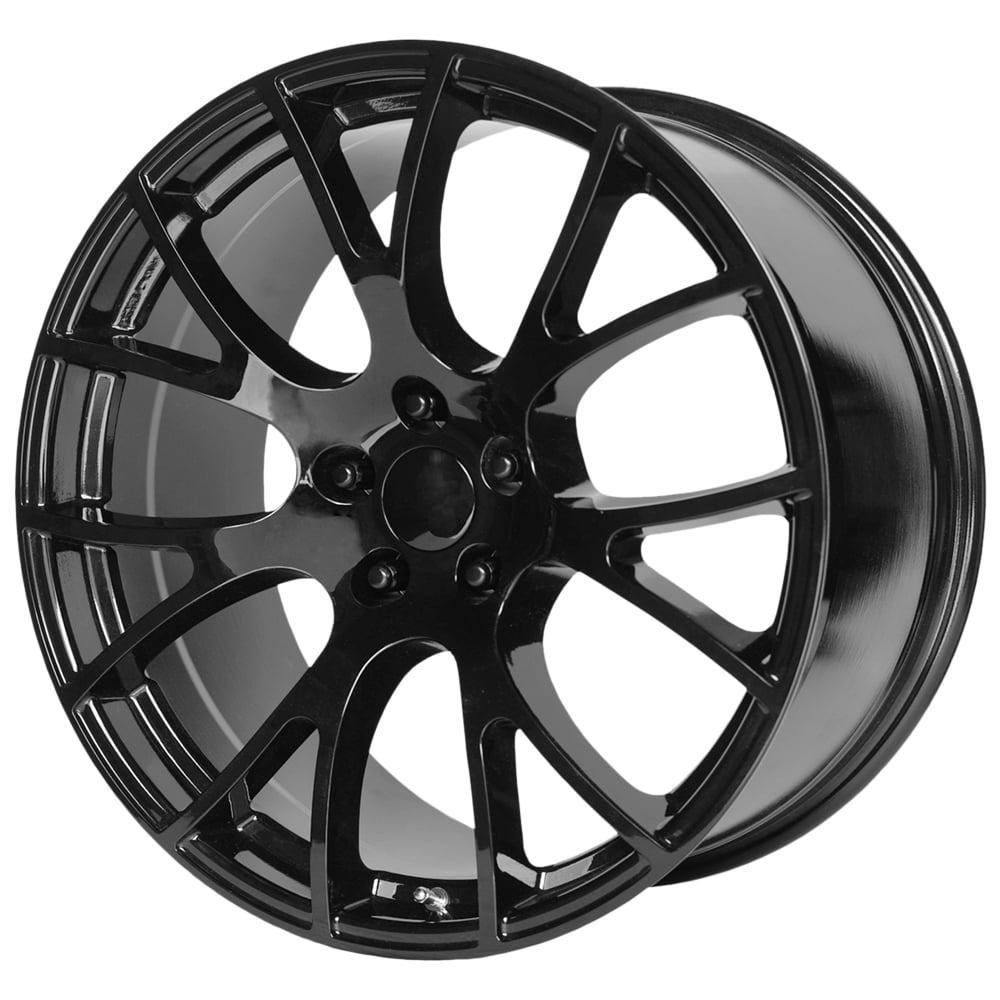 Replica 161GB Hellcat 20x10.5 5x115 +25mm Gloss Black Wheel Rim 20" Inch