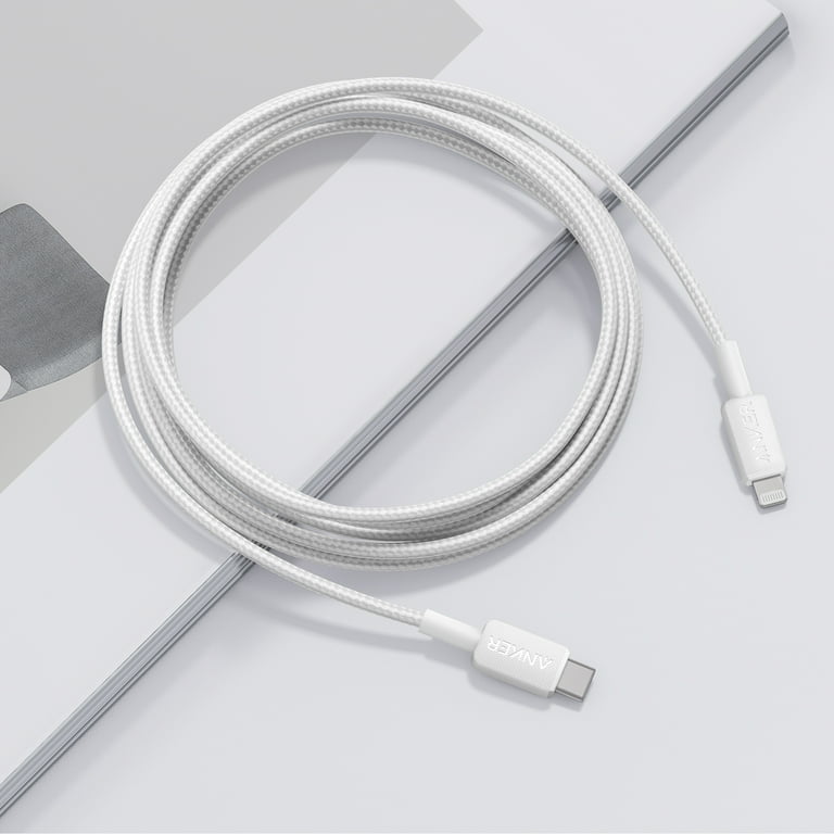 Anker 322 USB-C to Lightning Connector Cable - 10ft Braided