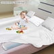 thumbnail image 4 of Barandilla de cama para cuna de bebé, barandilla de cuna inflable de 2 piezas, barandilla de cuna, parachoques de cama, estándares líderes en la industria, 4 of 9