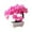 Pink, variant on Artificial Bonsai Tree Potted Plant With Oval Planter Realistic Foliage Design For Home Decor Accents Office Desktop And Indoor Decoration,Purple