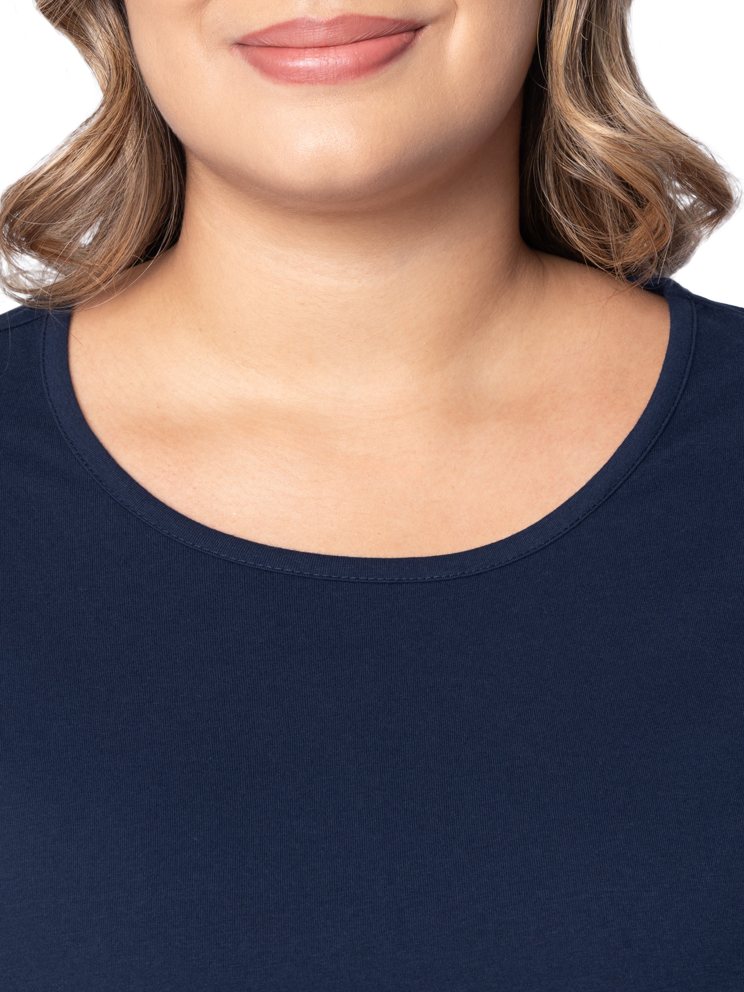Fruit of the Loom Women's Beyond Soft Long Sleeve Top & Fleece Bottom Pajama Set, Sizes S-4X