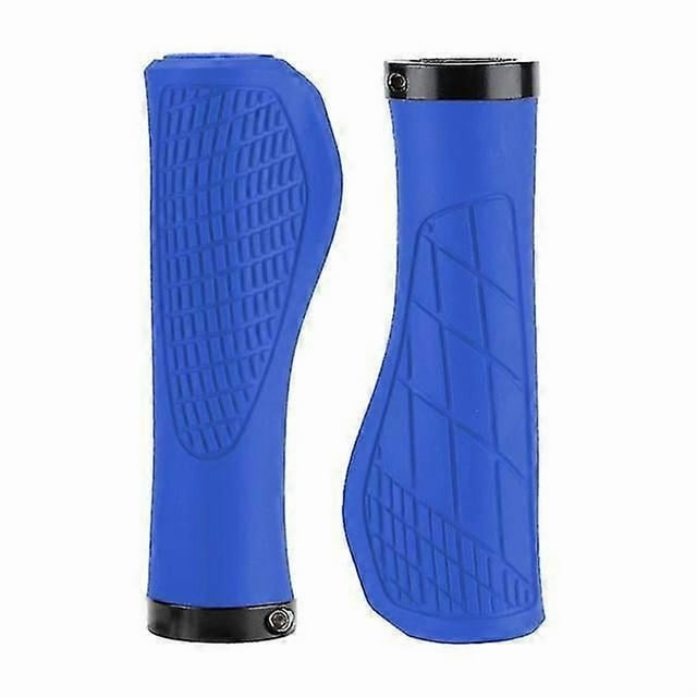 2PCS Non-slip Mountain Bike Handlebar Grip Soft Rubber MTB Grips Anti-skid Comfortable Lockable Bicycle Grips Bike Parts