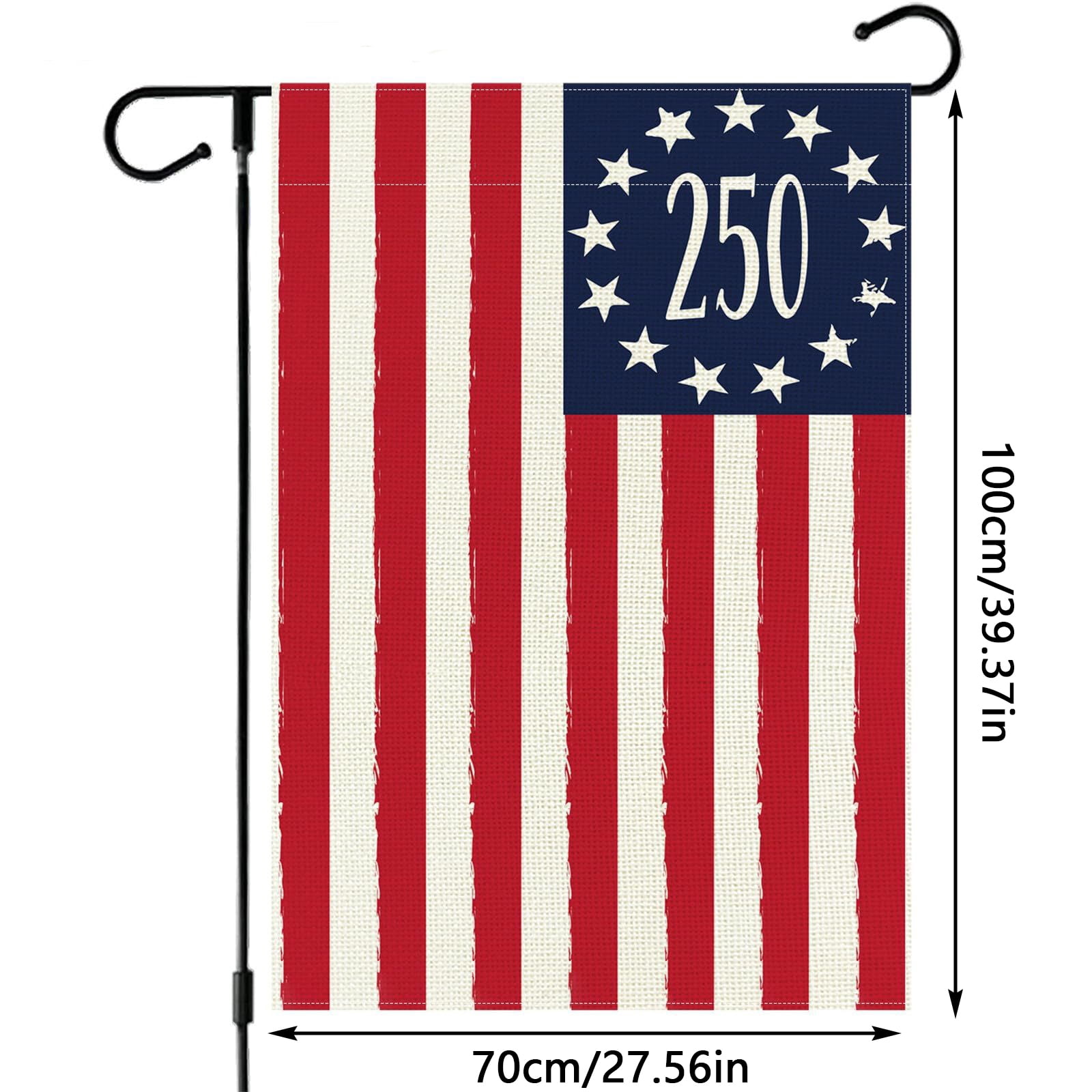 American Flag for Outside – 250th Anniversary USA Flag Celebrating 1776–2026 Independence Day Patriotic Decor for Yard, Garden & Outdoor 4th of July Celebrations