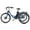 Blue, variant on Viribus 24" Electric Tricycle for Adults with 7 Speeds 36V 13Ah Battery 350W Motor UL 2271 Blue