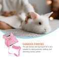 thumbnail image 3 of Harnais pour Lapin avec Laisse, Gilet de Marche Extérieur pour Petit Animal, 3 of 7