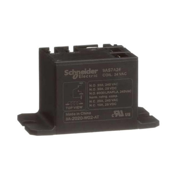 Panel Flange, Enclosed Power Relay, Square, 30 A, 5 Pins, Faston Connector