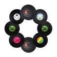thumbnail image 3 of 6 Pcs Black CD Record Coasters, 3 of 4