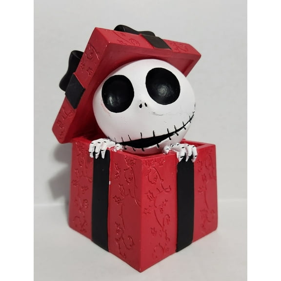 8 Inch Disney The Nightmare Before Christmas Jack Skellington Present Statue