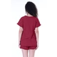 thumbnail image 4 of Moomaya Womens Nightwear Set w/ Shorts Cotton Sleepwear 2 Pcs Nightdresses, 4 of 7