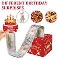 thumbnail image 3 of Tumao Birthday Money Box for Cash Gift, Money Roll Gift Box for Cake Pull Out Kit with Pull Out Happy Birthday Day Card and 30Pcs Transparent Bags for Women Men Surprise, 3 of 6