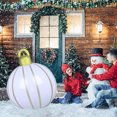 thumbnail image 1 of Fiudx Ofertas relámpago Bola de campana de decoración navideña de 45 cm, bola inflable de Navidad para exteriores, bola navideña inflable de PVC, decoraciones para árboles de Navidad, 1 of 7
