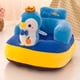 thumbnail image 1 of Silla hinchable de dibujos animados con forma de animal, sofá pequeño, juguetes para saltar, relleno suave para niños, niños, niñas, pingüino, 21,7 x 17,7 x 13,8 pulgadas, 1 of 5