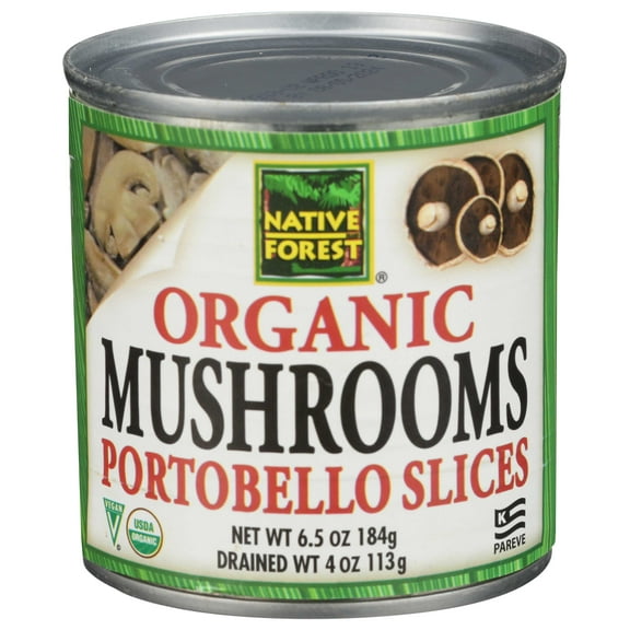 Native Forest Organic Portobello Mushrooms, 4 Ounce -- 12 per case.