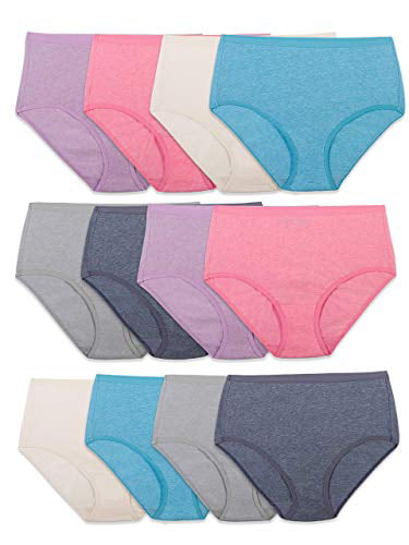 Fruit Of The Loom Womens Underwear Panties Regular & Plus Size 