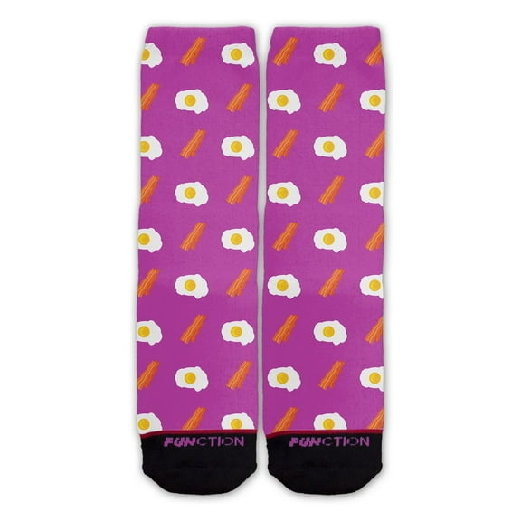 Function - Bacon and Eggs Pattern Fashion Socks