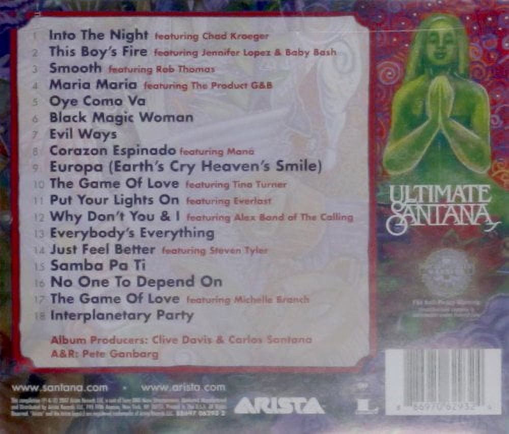 Santana - Ultimate Santana - Music \u0026 Performance - CD - Walmart Business  Supplies, image size:1000x854