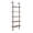 Oak/Matte Black, variant on Nathan James Theo 5 - Shelf Ladder Bookcase Rustic Dark Walnut Brown Wood Black Metal Frame
