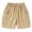 Khaki, variant on Newborn Shorts Boys Baby Boy Shorts Organic Cotton Toddler Boy Shorts Soft Breathable Elastic Waist Summer Casual Shorts (Dark Gray ,4-5 Years)