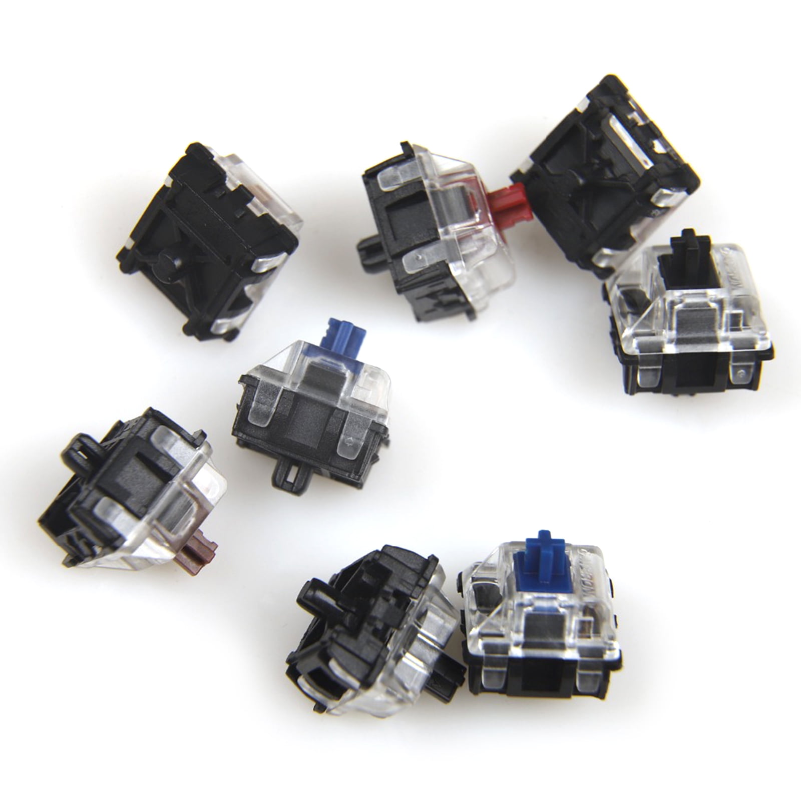 Mechanical Keyboard Silents Switches Transparent for Case for RGBLamp