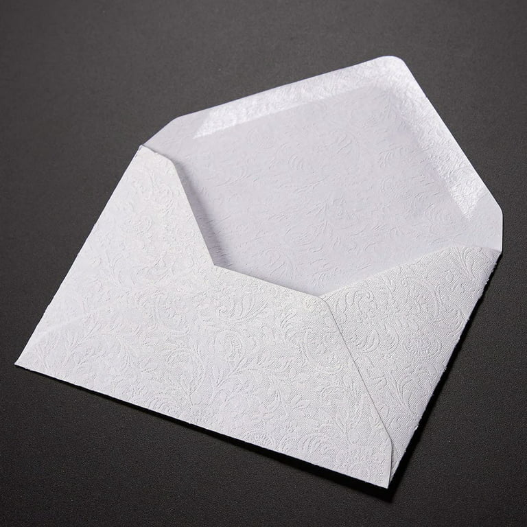 White Folded mini cards for gift tags, florist notes, and more