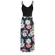 thumbnail image 4 of Vestido largo HUOGUO con cuello en V sin mangas y estampado de mariposas para mujer, 4 of 5
