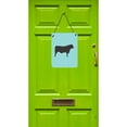 thumbnail image 2 of Carolines Treasures BB8002DS1216 Black Angus Cow Blue Check Wall or Door Hanging Prints, 2 of 2