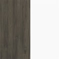 thumbnail image 3 of Bowery Hill Nightstand 1 Drawer White and Bark Gray, 3 of 14