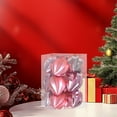 thumbnail image 2 of hulanddfd Christmas Tree Ornaments - Set of 12pcs Pink Shatterproof Hanging Painting Balls 14.5cm/5.7" Christmas Balls Decorations for Xmas Tree and Holiday Wedding Party, 2 of 6