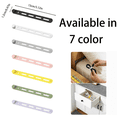 thumbnail image 2 of 10 Pcs Silicone Cable Ties, Cable Ties Reusable, High Elasticity Cord Wraps for Electrical Cords, Cord Organizer for Earphone, Phone Charger(Black), 2 of 6