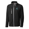 thumbnail image 2 of Men's Cutter & Buck  Black Charlotte Knights  Clique Telemark Eco Stretch Softshell Full-Zip Jacket, 2 of 3